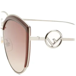 Fendi - F is - Copper Cat Eye Oversize Sunglasses - Sunglasses - Eyewear - Avvenice^ Sunglasses & Eyewear