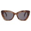 Fendi - F is - Havana FF Cat Eye Sunglasses - Sunglasses - Eyewear - Avvenice