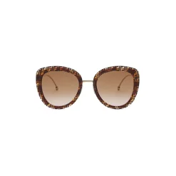 Fendi - F is - Round Sunglasses - Havana - Sunglasses - Eyewear - Avvenice^ Sunglasses & Eyewear