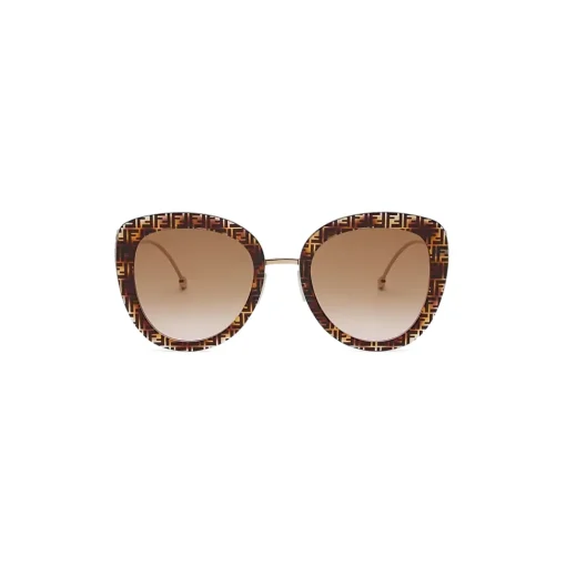 Fendi - F is - Round Sunglasses - Havana - Sunglasses - Eyewear - Avvenice^ Sunglasses & Eyewear