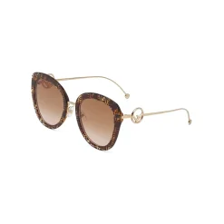 Fendi - F is - Round Sunglasses - Havana - Sunglasses - Eyewear - Avvenice^ Sunglasses & Eyewear
