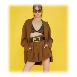 Fendi - Dawn - Oversize Round Sunglasses - Black - Sunglasses - Eyewear - Avvenice