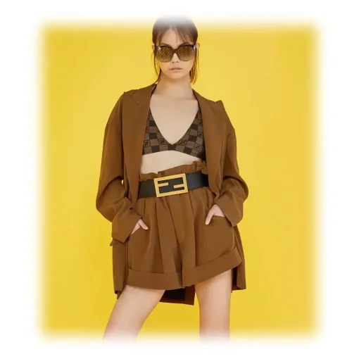 Fendi - Dawn - Oversize Round Sunglasses - Black - Sunglasses - Eyewear - Avvenice