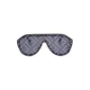 Fendi - Fabulous - Shield Sunglasses - Dark Ruthenium Gray - Sunglasses - Eyewear - Avvenice