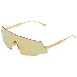 Fendi - Forceful - Shield Sunglasses - Yellow Gold - Sunglasses - Eyewear - Avvenice^ Sunglasses & Eyewear