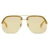 Fendi - Pack - Pilot Sunglasses - Yellow - Sunglasses - Eyewear - Avvenice^ Sunglasses & Eyewear