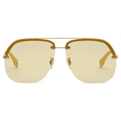 Fendi - Pack - Pilot Sunglasses - Yellow - Sunglasses - Eyewear - Avvenice^ Sunglasses & Eyewear
