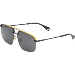 Fendi - Pack - Rectangular Sunglasses - Black - Sunglasses - Eyewear - Avvenice^ Sunglasses & Eyewear