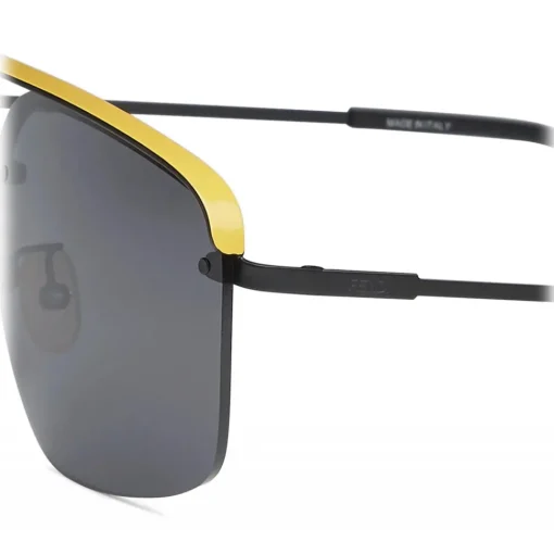 Fendi - Pack - Rectangular Sunglasses - Black - Sunglasses - Eyewear - Avvenice^ Sunglasses & Eyewear