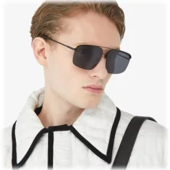 Fendi - Pack - Rectangular Sunglasses - Black - Sunglasses - Eyewear - Avvenice^ Sunglasses & Eyewear