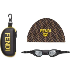 Fendi - Swim - Fashion Show Swim Goggles - Black - Sunglasses - Eyewear - Avvenice