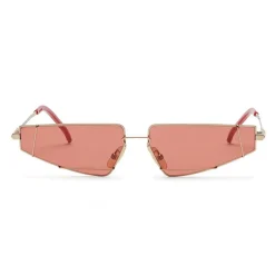 Fendi - Fiend - Cat Eye Sunglasses - Gold Red - Sunglasses - Eyewear - Avvenice