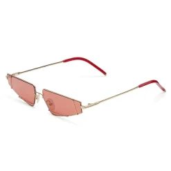 Fendi - Fiend - Cat Eye Sunglasses - Gold Red - Sunglasses - Eyewear - Avvenice
