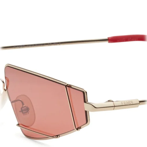 Fendi - Fiend - Cat Eye Sunglasses - Gold Red - Sunglasses - Eyewear - Avvenice