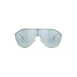Fendi - FF Family - Shield Sunglasses - Gold light Blue - Sunglasses - Eyewear - Avvenice