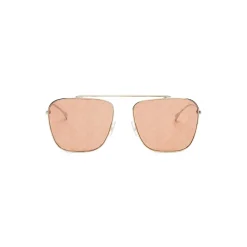 Fendi - FF Family - Square Caravan Sunglasses - Gold Orange - Sunglasses - Eyewear - Avvenice^ Sunglasses & Eyewear
