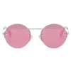 Fendi - FF- Round Sunglasses - Ruthenium - Sunglasses - Eyewear - Avvenice