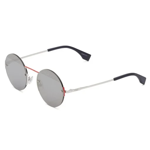 Fendi - FF- Round Sunglasses - Palladium - Sunglasses - Eyewear - Avvenice^ Sunglasses & Eyewear