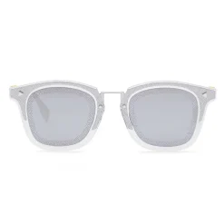 Fendi - FF- SquareSunglasses - Transparent Palladium - Sunglasses - Eyewear - Avvenice^ Sunglasses & Eyewear