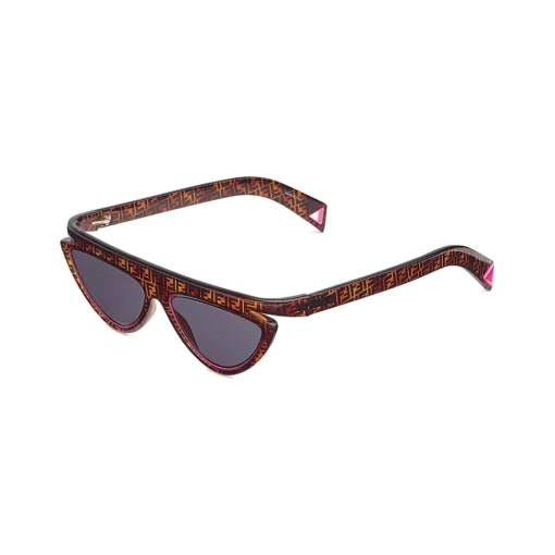 Fendi - Ffluo - Cat Eye Sunglasses - Brown - Sunglasses - Eyewear - Avvenice