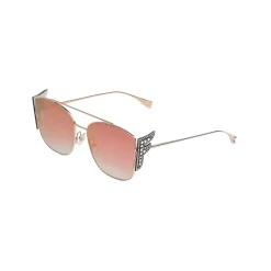 Fendi - Ffreedom - Square Sunglasses - Gold Pink - Sunglasses - Eyewear - Avvenice^ Sunglasses & Eyewear