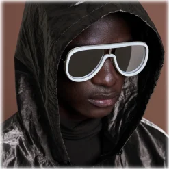 Fendi - Futuristic - Mask Sunglasses - Gold Black - Sunglasses - Eyewear - Avvenice^ Sunglasses & Eyewear