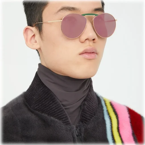 Fendi - Gentle Monster - Round Sunglasses - Copper - Sunglasses - Eyewear - Avvenice^ Sunglasses & Eyewear