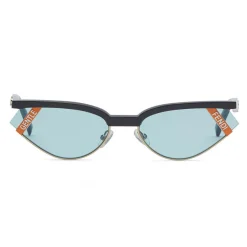 Fendi - Gentle Monster No. 01 - Cat Eye Sunglasses - Grey Light Blue - Sunglasses - Eyewear - Avvenice^ Sunglasses & Eyewear