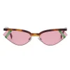 Fendi - Gentle Monster No. 01 - Cat Eye Sunglasses - Havana Rose - Sunglasses - Eyewear - Avvenice