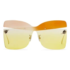 Fendi - Karligraphy - Butterfly Sunglasses - Gold Rose Orange - Sunglasses - Eyewear - Avvenice