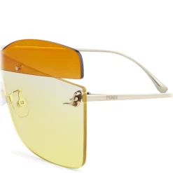Fendi - Karligraphy - Butterfly Sunglasses - Gold Rose Orange - Sunglasses - Eyewear - Avvenice