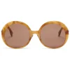 Fendi - Promeneye - Oversize Round Sunglasses - Brown - Sunglasses - Eyewear - Avvenice^ Sunglasses & Eyewear