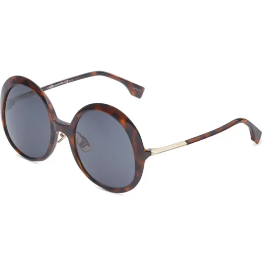 Fendi - Promeneye - Oversize Round Sunglasses - Gray - Sunglasses - Eyewear - Avvenice