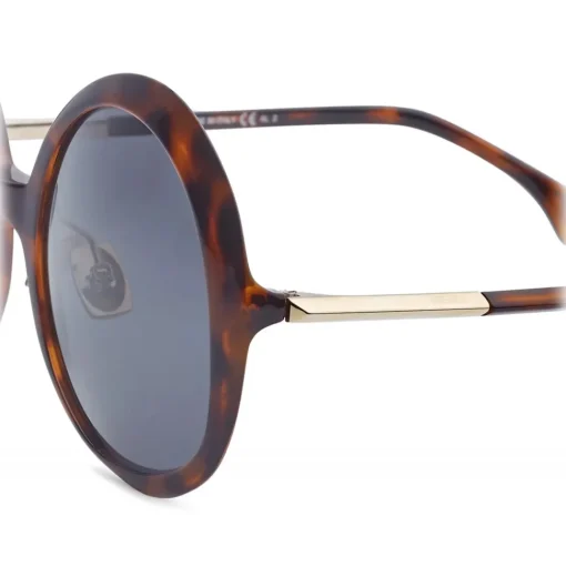 Fendi - Promeneye - Oversize Round Sunglasses - Gray - Sunglasses - Eyewear - Avvenice