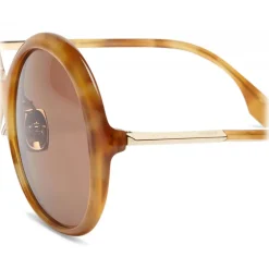 Fendi - Promeneye - Oversize Round Sunglasses - Brown - Sunglasses - Eyewear - Avvenice^ Sunglasses & Eyewear