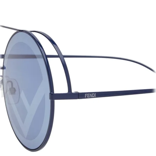 Fendi - Run Away - Blue Oversize Sunglasses - Fashion Week 17 - Sunglasses - Eyewear - Avvenice