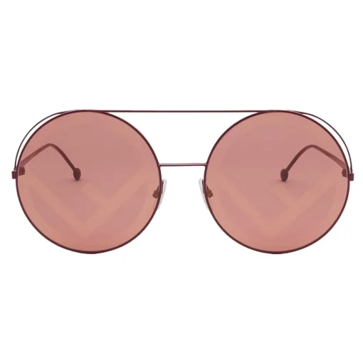 Fendi - Run Away - Red Oversize Sunglasses - Sunglasses - Eyewear - Avvenice