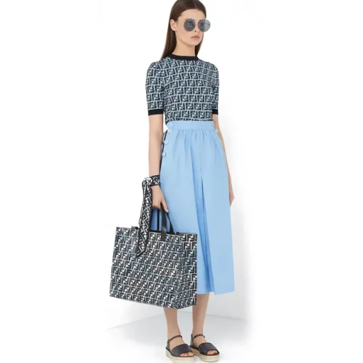 Fendi - Run Away - Round Oversize Sunglasses - Gray Silver - Sunglasses - Eyewear - Avvenice^ Sunglasses & Eyewear