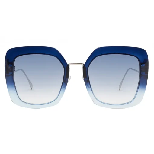 Fendi - Tropical Shine - Blue Oversize Sunglasses - Sunglasses - Eyewear - Avvenice^ Sunglasses & Eyewear