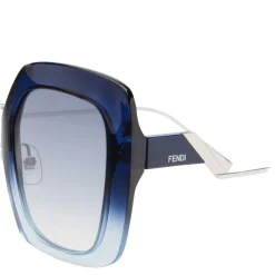 Fendi - Tropical Shine - Blue Oversize Sunglasses - Sunglasses - Eyewear - Avvenice^ Sunglasses & Eyewear