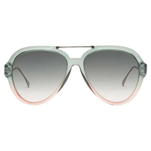 Fendi - Tropical Shine - Green & Pink Aviator Sunglasses - Sunglasses - Eyewear - Avvenice