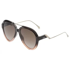 Fendi - Tropical Shine - Grey Aviator Sunglasses - Sunglasses - Eyewear - Avvenice^ Sunglasses & Eyewear