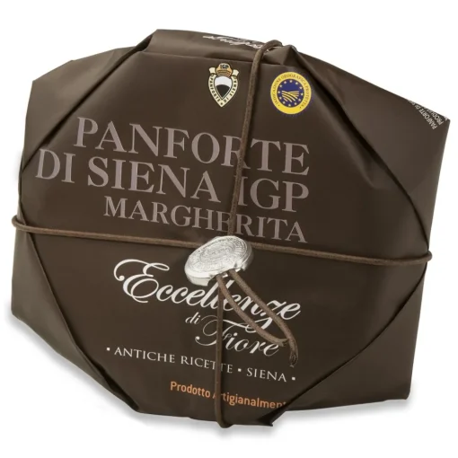 Fiore - Panforte di Siena 1827 Fiore - Panforte of Siena since 1827 - Panforte of Siena I.G.P. Margherita - Excellences of Fiore - Hand Wrapped - 227 g - Avvenice
