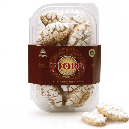 Fiore - Panforte di Siena 1827 Fiore - Panforte of Siena since 1827 - Ricciarelli of Siena I.G.P. - Pastry - Blister Box - 250 g - Avvenice