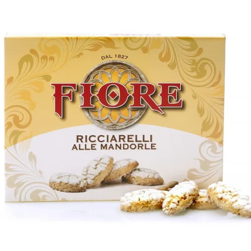 Fiore - Panforte di Siena 1827 Fiore - Panforte of Siena since 1827 - Traditional Ricciarelli of Siena with Almonds - Pastry - Box - 145 g - Avvenice