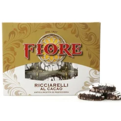 Fiore - Panforte di Siena 1827 Fiore - Panforte of Siena since 1827 - Glazed Ricciarelli with Cocoa - Pastry - Box - 225 g - Avvenice