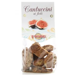 Fiore - Panforte di Siena 1827 Fiore - Panforte of Siena since 1827 - Tuscany Cantuccini with Figs - Pastry - Cavallotto Box - 200 g - Avvenice