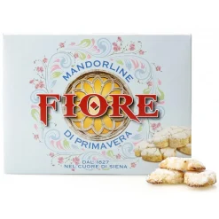 Fiore - Panforte di Siena 1827 Fiore - Panforte of Siena since 1827 - Mandorline of Spring of Siena - Pastry - Blue Box - 145 g - Avvenice