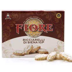 Fiore - Panforte di Siena 1827 Fiore - Panforte of Siena since 1827 - Ricciarelli of Siena I.G.P. - Pastry - Box - 225 g - Avvenice^ Sweets