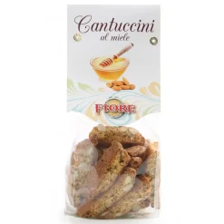 Fiore - Panforte di Siena 1827 Fiore - Panforte of Siena since 1827 - Tuscany Cantuccini with Honey - Pastry - Cavallotto Box - 200 g - Avvenice^ Sweets